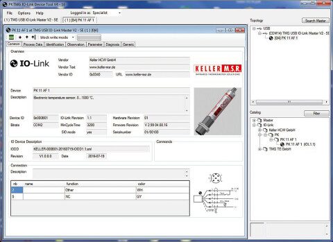 연결된 IO 디바이스의 속성.